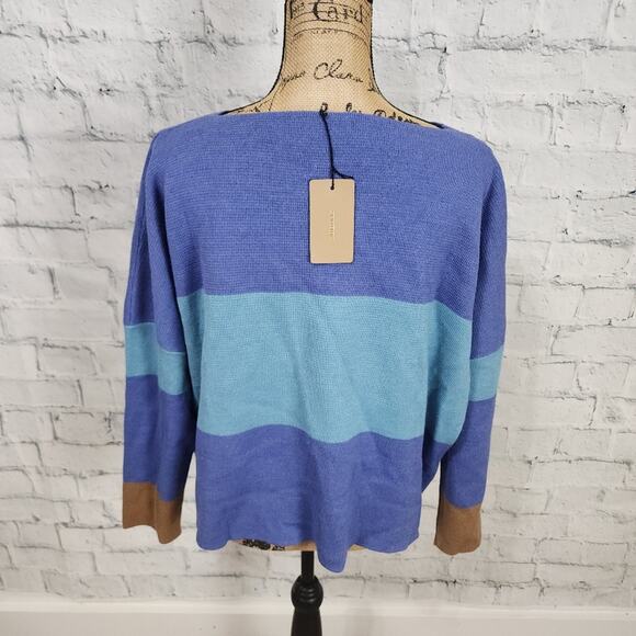 Rachel Comey run a pullover sweater Sz M double knit scoop neck long sleeve A17c - Picture 3 of 3